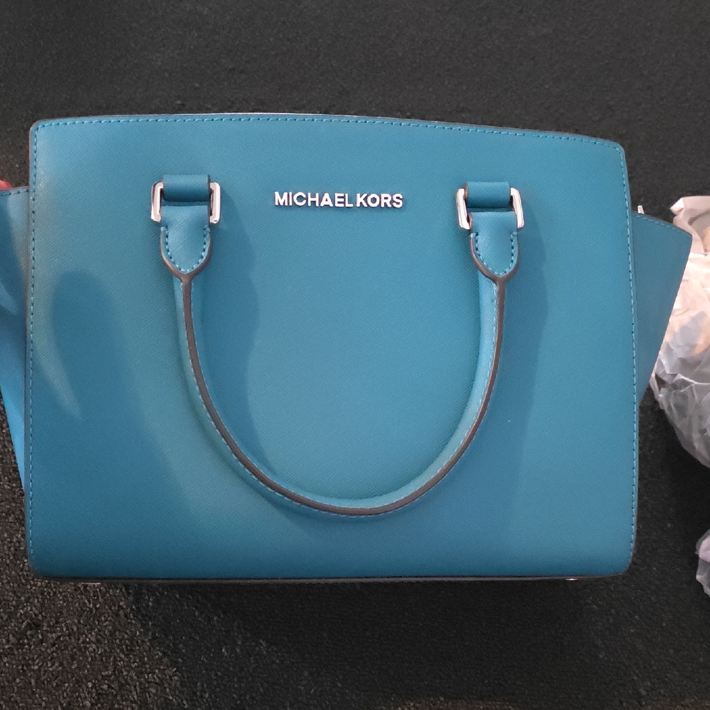 Michael Kors Teal Satchel